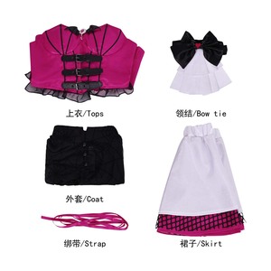 Costume de <span class=keywords><strong>vampire</strong></span> gothique pour <span class=keywords><strong>femme</strong></span>, robe corset ou perruque DONG-032 pour Halloween - Product Image 4