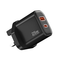 Pengisi daya USB 25W PD 3.0, adaptor pengisian daya cepat untuk ponsel USB C termasuk kamera industri penggunaan Laptop