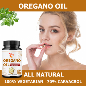Cápsulas de Aceite de Orégano 100% Vegetarianas, Suministro de Fábrica, con Hoja de Orégano Silvestre del Mediterráneo, Apoyo a la Salud Digestiva, a Base de Hierbas - Product Image 3