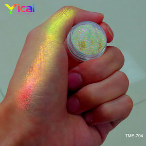 Hot bán thấp moq kẹo Aurora gương Nail sắc tố hiệu ứng Tắc Kè Hoa Chrome bột phấn mắt sắc tố cho trang điểm - Product Image 2