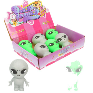 Juguete alienígena para apretar, juguete antiestrés de plástico para niños, jóvenes, portátil, unisex, color aleatorio - Product Image 2