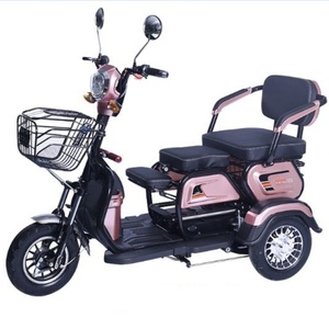 Tricycle Électrique Motorisé à Trois Roues 800W 60V pour Passagers, Type Carrosserie Ouverte, pour Personnes Âgées, Capacité 200kg - Product Image 3