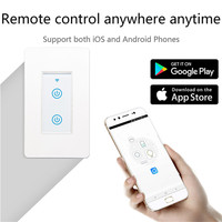 Baseus — interrupteur mural tactile intelligent avec minuterie, boîtier sans fil, wi-fi, 2 Gangs, pour maison connectée Tuya, tendance