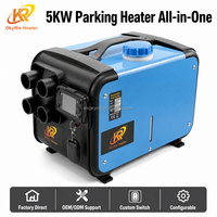 Chauffage d'appoint diesel OkyRie AX52H 5KW en fer avec coque en plastique de haute qualité 12V 24V 220V pour camping-car