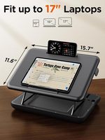 Table d'ordinateur portable pliable portable réglable avec garantie de 10 ans