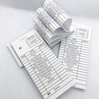 Carnet de billets pour ongles Carnet de rendez-vous pour salon de manucure Cahier de commande feuilles personnalisables riz pas cher