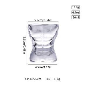 パーソナライズされたクラシックデザイン1OZ 2OZ 3OZ 50MLショットグラスバーお土産テキーラショットグラス用ミニウイスキーバーワイングラス - Product Image 2