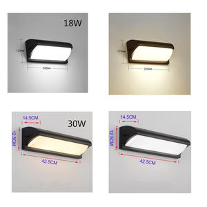 Applique murale d'extérieur en aluminium IP65 Lampe décorative d'intérieur à LED pour l'entrée <span class=keywords><strong>Luminaire</strong></span> décoratif d'extérieur pour escaliers Façades - Product Image 6