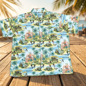 Chemise hawaïenne pour homme à manches courtes, imprimé tropical, en popeline de coton respirante, idéale pour les vacances d'été, col rabattu - Product Image 4