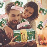 Boîte Cadeau Surprise Explosive pour Argent, Boîte à Argent Pliante Unique pour Cadeau en Espèces, Boîte Cadeau Surprise de Noël avec Sac Cadeau