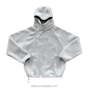 Manufacturers Custom Warm Fleece No String Patch Working Plain <strong>Jumper</strong> <strong>Oversized</strong> Heavy Cotton Sherpa Lined Wool <strong>Fluffy</strong> Hoodies - Product Image 1