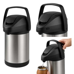 Termo Aislado de Grado Comercial de 2500 ml, Dispensador de Café y Té con Bomba, Acero Inoxidable Resistente para Cafetería y Restaurante - Product Image 4