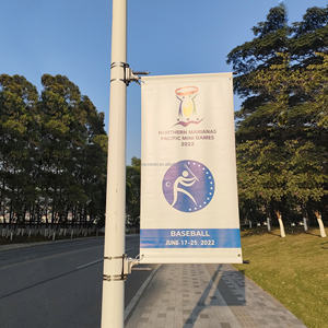 Poste de Aluminio para Publicidad con Bandera, Soporte de Exhibición Colgante Reutilizable y Duradero para Actividades Promocionales - Product Image 6