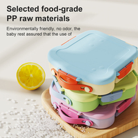 Boîte à lunch étanche à 4 compartiments de style bento pour enfants de 3 à 7 ans Matériau durable de qualité alimentaire sans BPA résistant aux chutes