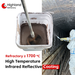 Revêtement IR haute température, émissivité 0,94 pour four rotatif - Durabilité supérieure et 1700°C ° Résistance à la température C - Product Image 2