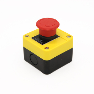 Interruptor de botón pulsador de parada de emergencia caja de Control de cabeza De Seta para equipo elevador una caja cerrada 1 Holes22mm Caixa 1 Furos 22mm - Product Image 1