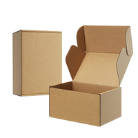 Boîtes d'expédition en carton ondulé kraft recyclé, pliables, robustes, écologiques, avec pelliculage mat, personnalisées OEM pour l'expédition de vêtements