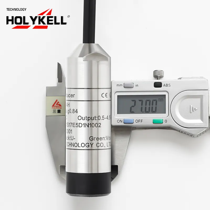 Holykell 316L Durable Submersible Liquid Level Transmitter Hydrostatic Water Level Sensor