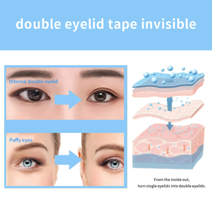 OEM Adhésif pour paupières doubles imperméable à haute adhérence, autocollants pour paupières doubles naturels de conception, ruban adhésif pour paupières doubles double face invisible - Product Image 4