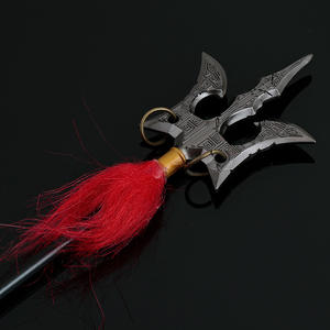 哪吒2动漫电影商品: 鲨鱼将军三叉戟22厘米全金属工艺艺术玩具武器复制品41g - Product Image 6