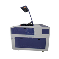 Machine de découpe laser CO2 CNC à double tête économique pour métal, bois, cristal, caoutchouc avec rail de guidage HIWIN et haute précision