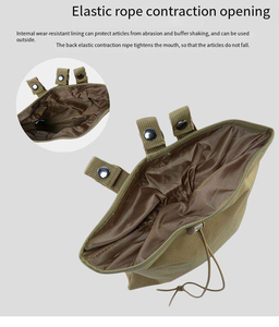 Grande sacoche de taille camouflage recyclable, sacoche tactique multifonctionnelle pour l'extérieur, sacoche à outils en polyester durable - Product Image 2