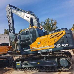 Excavadora de orugas Hyundai 220LC-9S de segunda mano, modelo 2022, bomba de motor, componentes de núcleo, venta - Product Image 1