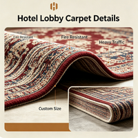 Kommerzieller Wand-zu-Wand Teppichboden für Hotelgästezimmer Polyester/Nylon Umweltfreundlich Flecken-/Feuerbeständig Individuelles Muster