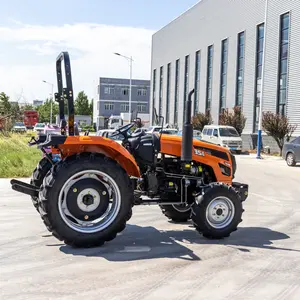 Tarım makinesi ekipmanları ön kova mini traktörler 4 silindirli motor 35hp traktör