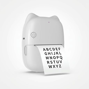 Mini Impresora Térmica Portátil con Control por Voz IA, USB, Batería <span class=keywords><strong>de</strong></span> 1200 mAh, Ancho <span class=keywords><strong>de</strong></span> Papel <span class=keywords><strong>de</strong></span> 57 mm, Resolución <span class=keywords><strong>de</strong></span> 200 dpi para Fotos, Recibos <span class=keywords><strong>de</strong></span> Oficina - Product Image 3