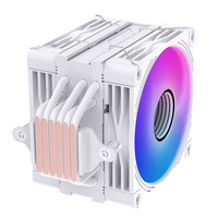 Lovingcool 2026 Ventilateur de refroidissement de processeur le plus populaire Radiateur de refroidissement par air 6 caloducs ARGB 12cm PWM Refroidissement de jeu Intel LGA1700/1151 AM4/5