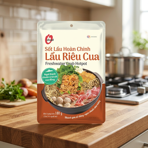 Freshwater Crab Hotpot <b>Sauce</b> 180g Sour Flavor Authentic - Vietnamese Lau Rieu Cua <b>Sauce</b> | Wholesale O'food | Ready To Use - Product Image 1
