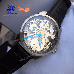 คุณภาพระดับ 5A นาฬิกาข้อมือผู้ชายสุดหรูสไตล์คลาสสิคย้อนยุค หน้าปัดโปร่งใส ฝาหลังโปร่งใส ระบบกลไก กันน้ำ - Product Image 5