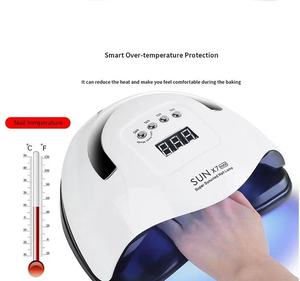 Profesional <span class=keywords><strong>pro</strong></span> cure LED lámpara de uñas salón pedicura UV lámpara de uñas extractor para uñas curado arte manicura esmalte Gel secador solar - Product Image 3