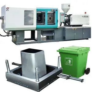 plastic waste bin injection molding machine manufacturer trash pallet garbage mould production line in ningbo for sale