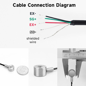 Micro <strong>Load</strong> <strong>Cell</strong> Sensor <strong>5kg</strong> 10kg 30kg 50kg 100kg Miniature <strong>Mini</strong> <strong>Button</strong> Compression <strong>Load</strong> <strong>Cell</strong> - Product Image 4