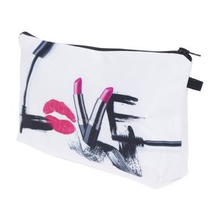 Petite trousse de toilette imperméable en polyester personnalisée, avec fermeture éclair, pour les voyages et l'usage quotidien - Product Image 5