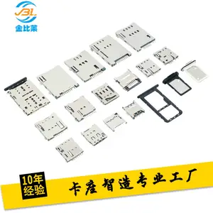 Micro SD7.0 Card Sockets SD8.0 Push-Push Type TF4.0 Card Holder SMT Hinge Memory Card Connector Supply Molex Connectors