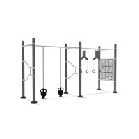 Air Walk Commercial, équipement de fitness avancé pour l'entraînement en plein air, parc de musculation, barre de singe, équipement de fitness pour l'exercice