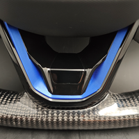 Volant en fibre de carbone avec bouton de démarrage pour Volkswagen VW Golf R 6 7 8 MK8 MK5 MK6 MK7 Polo GTI Passat B7 B8 Jetta Amarok