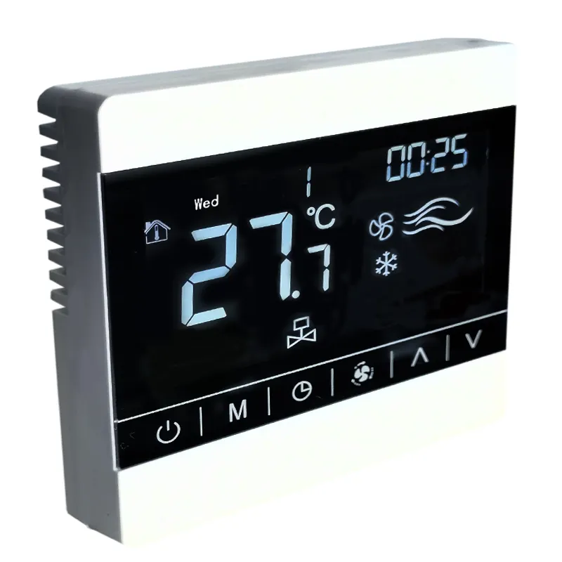Casa termostato Ar condicionado central termostato inteligente ventilador bobina HVAC controlador FCU Termostato