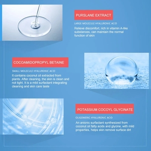 OEM maquillaje pestañas cara limpieza espuma <span class=keywords><strong>limpiador</strong></span> hidratante aminoácidos neutralizar espuma limpiadora <span class=keywords><strong>facial</strong></span> - Product Image 3
