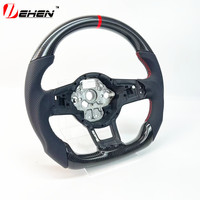 Volant en fibre de carbone personnalisé en cuir pour Tiguan Passat VW Golf MK7 7.5 GTI GTD GTE 2013-2020 GTI