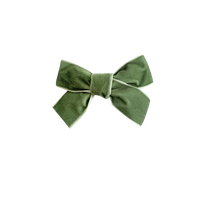 Vente en gros de haute qualité enfants filles accessoires de cheveux pince en métal nœud papillon pinces à cheveux en velours