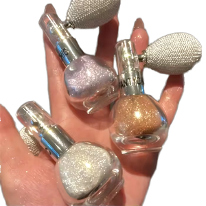 Custom Vegan Highlighter Organic 3D Face Body Glitter Powder 3 Colors Makeup Bulk - Product Image 3