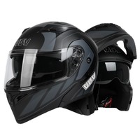 Casque de moto 3C/DOT ABS modulable intégral avec motifs personnalisables, vente en gros transfrontalière, utilisation toutes saisons pour Slot