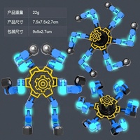 Nouveau Jouet Robot Déformable Anti-Stress DIY NC, Puzzle Mécanique de Doigt en Plastique Durable