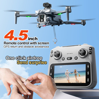 Drone FPV K18 MAX Murah, Biaya Rendah, Angkat Berat, Air Drop, GPS, RC Berkualitas Tinggi, 3 Baterai dengan Kit Kamera HD