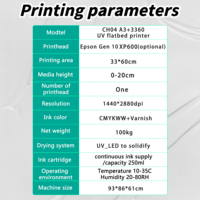 Impresora Plana UV de Inyección de Tinta Beric A3 XP600, Impresora de Tarjetas Automática de Doble Cabezal de Alta Velocidad, Wi-Fi, para Metal, Acrílico, Carcasas de Teléfono, Nueva