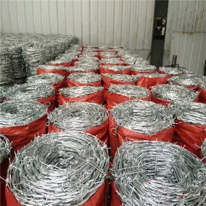 Cheap High Quality Anti-Rust 10 Gauge 14 Gauge 500 Meters Galvanized Barbed Wire